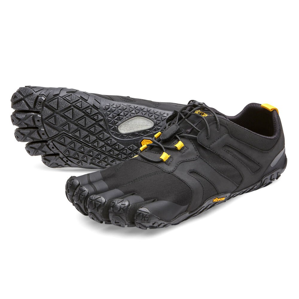 Tenis Mujer Negros/Amarillos - FiveFingers V-Trail 2.0 - INWSJG-372